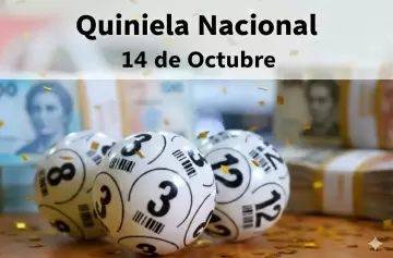 Quiniela Nacional (Ciudad): Todos los resultados de hoy, martes 14 de octubre de 2025