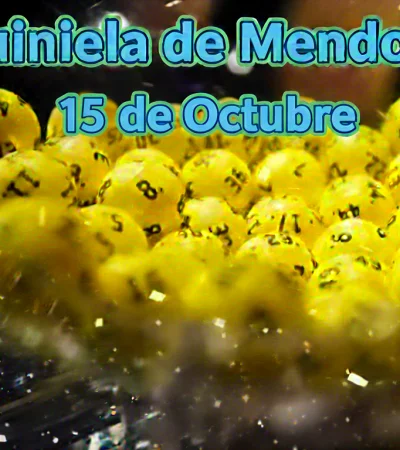 Quiniela de Mendoza 15 de Octubre