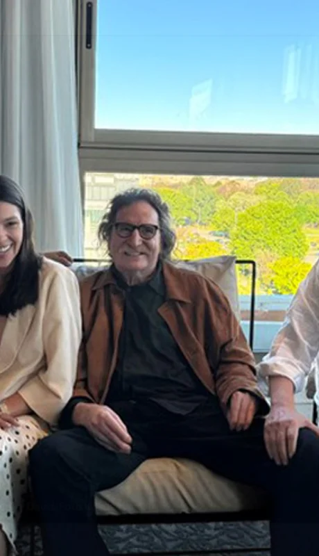 Charly estuvo en el casamiento de su amigo David