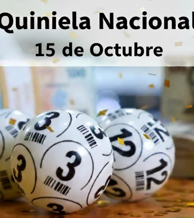 Quiniela Nacional 15 de octubre