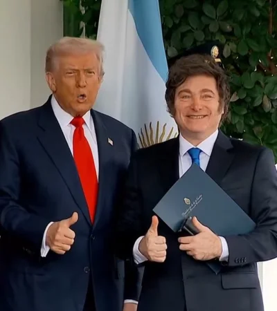 Los presidentes Trump y Milei y un acuerdo histórico para la Argentina. (Foto: web)