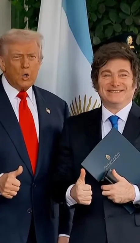 Los presidentes Trump y Milei y un acuerdo histórico para la Argentina. (Foto: web)