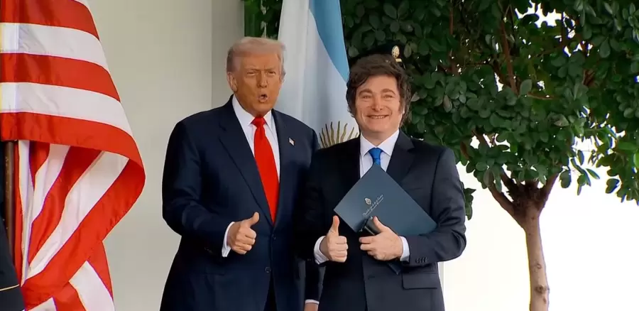 Los presidentes Trump y Milei y un acuerdo histórico para la Argentina. (Foto: web)