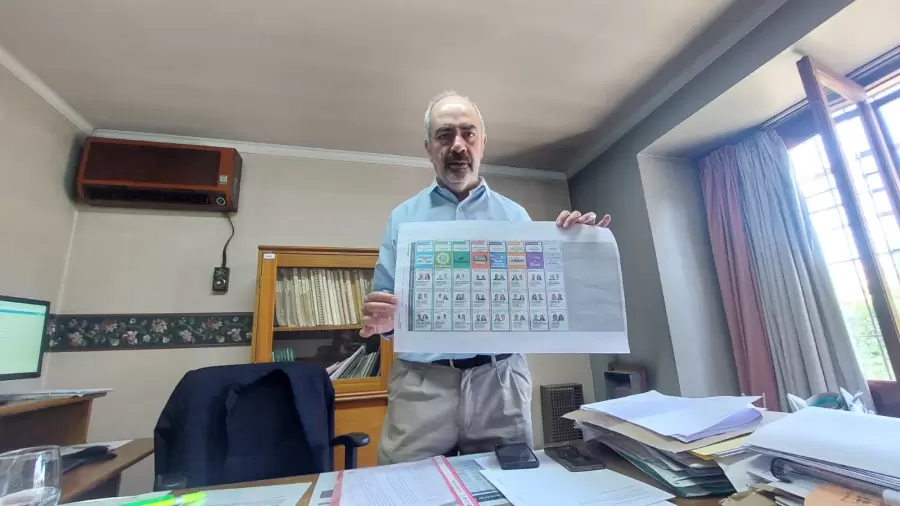 Secretario de la Junta Electoral de la Provincia, Jorge Albarracín.