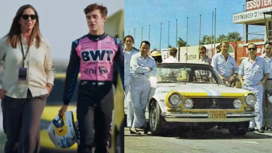 El casco de Franco y el auto histórico que usó el Chueco.