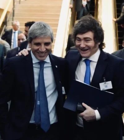 Luis Caputo y Javier Milei