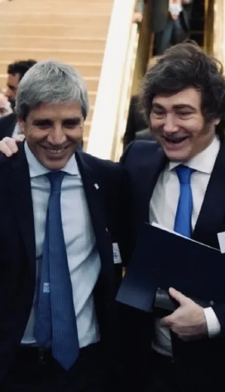Luis Caputo y Javier Milei