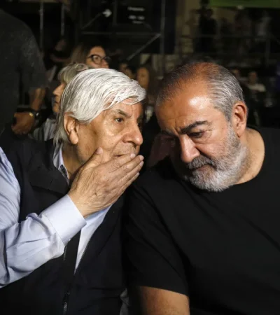 Hugo Moyano y Héctor Daer