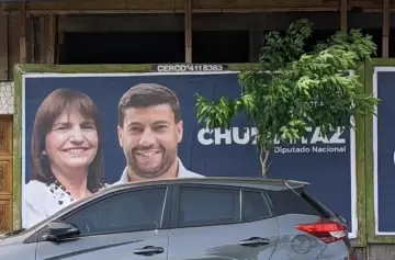 Instan a candidato a retirar carteles con la imagen de Patricia Bullrich por "uso no autorizado"