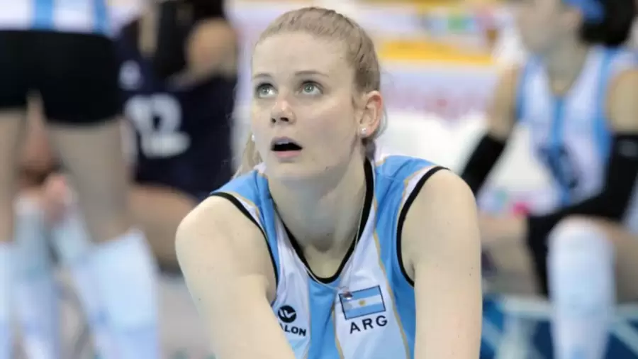 Lucía Fresco, exjugadora de la Selección argentina de vóley/ Fuente: Foto de Archivo