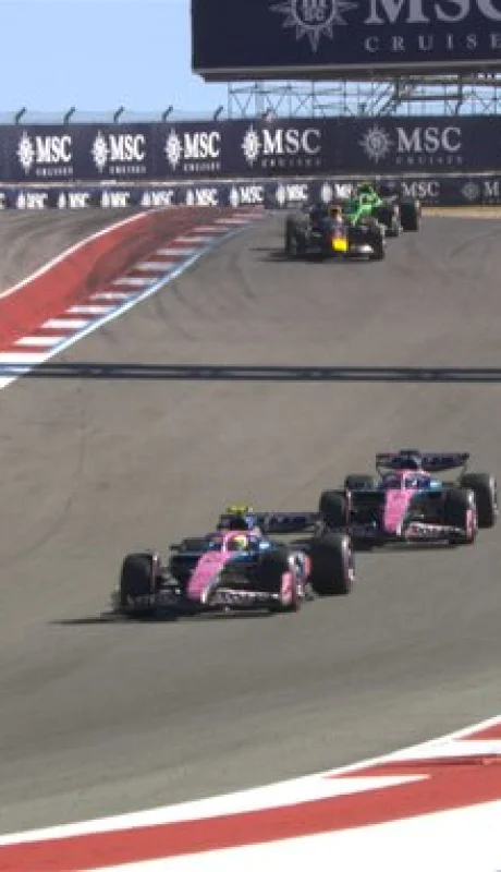 La secuencia en donde Franco Colapinto supera a Gasly