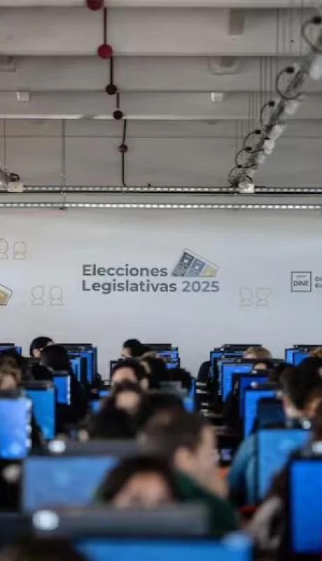 Simulacro realizado por la Dirección Nacional Electoral. /