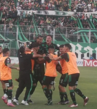 La celebración del verdinegro.