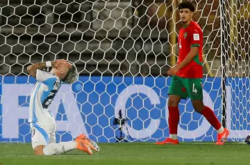 Fin del sueño: Argentina perdió con Marruecos en la final del Mundial Sub 20