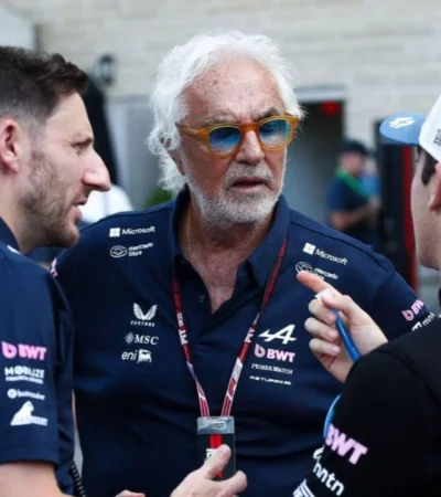 Briatore habla con Franco luego del GP de EE.UU.