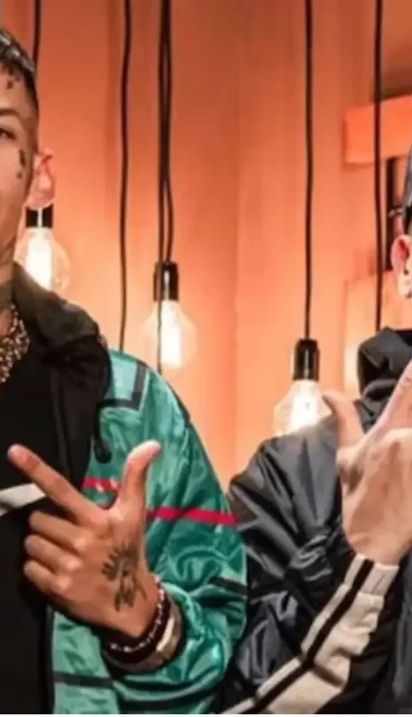 L-Gante y su manager, Maxi "el Brother", ahora enfrentados por una denuncia del cantante. (Foto: web)