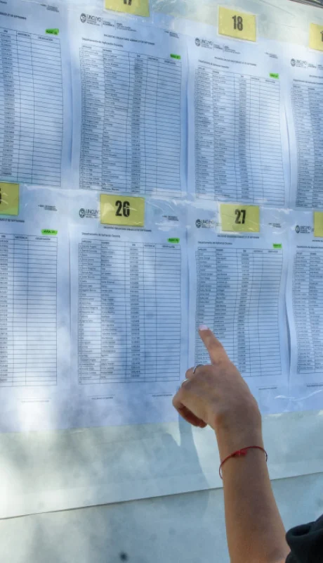 Ingreso a la UNCuyo/ Foto de archivo