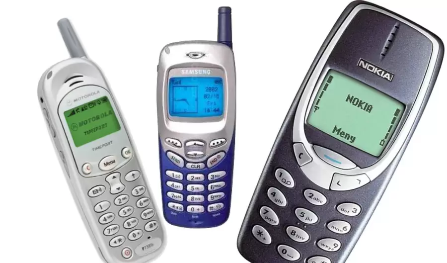 Teléfonos de la década del 90. Nokia, a la vanguardia.