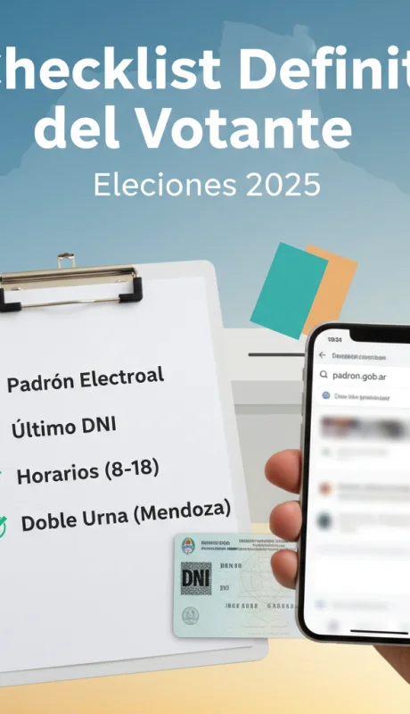 Checklist del votante: qué saber antes de votar el domingo