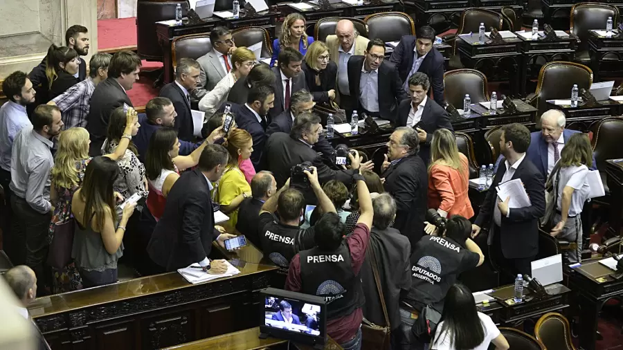 Congreso fragmentado. Uno de los escollos de la gestión actual.