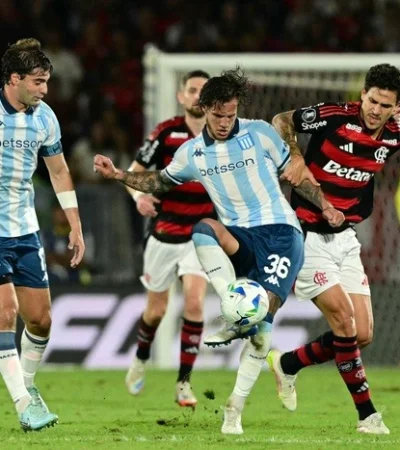 Flamengo pegó primero.