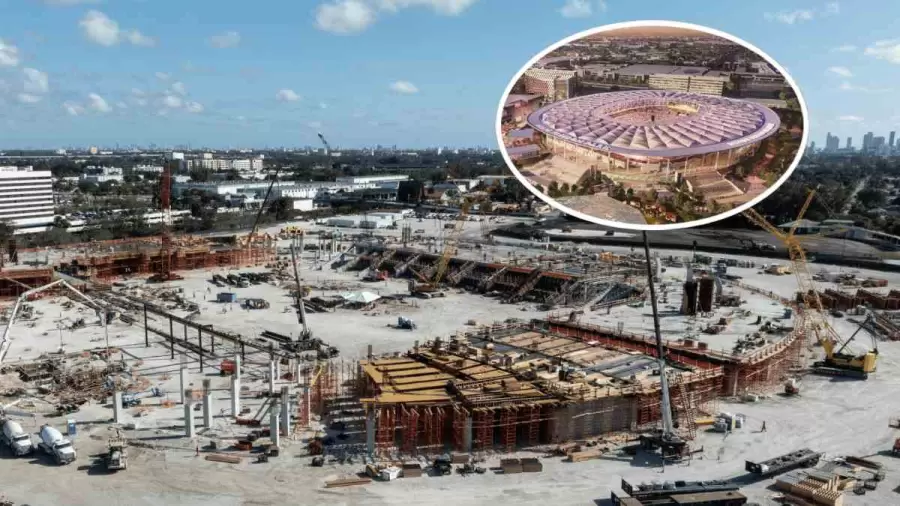 Así avanza la construcción del Freedom Park, el nuevo estadio del Inter Miami.