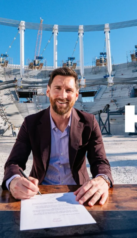 Messi renovó su contrato con el Inter Miami.