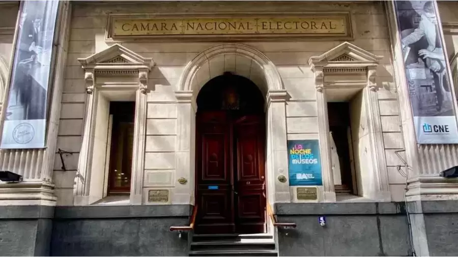 Edificio de la Cámara Nacional Electoral.