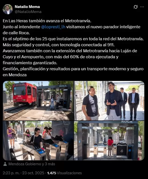 Natalio Mena sobre el Metrotranvia