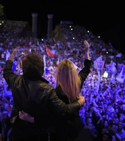 Cierre de campaña de Javier Milei en Rosario