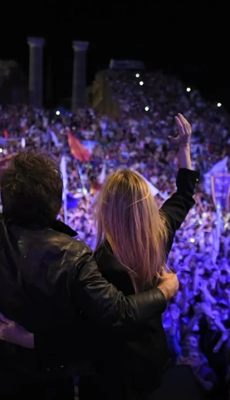 Cierre de campaña de Javier Milei en Rosario
