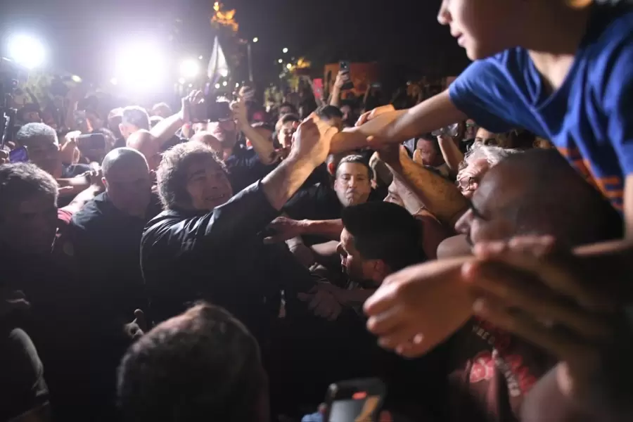 Cierre de campaña de Javier Milei en Rosario