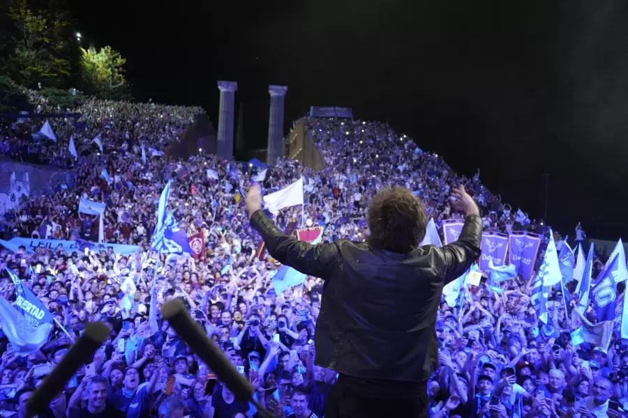 Cierre de campaña de Javier Milei en Rosario