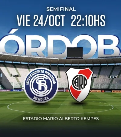 El encuentro será esta noche a las 22.10.