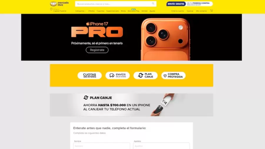 Apple en Mercado Libre