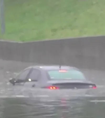 Fuerte tormenta en AMBA/ Fuente: X