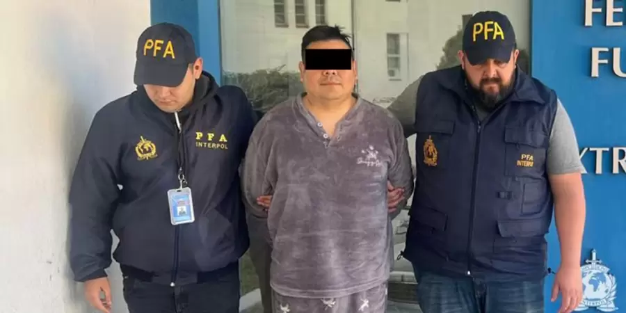 El llamado "Señor J" cuanjdo fue arrestado por la PFA. Foto: gentileza