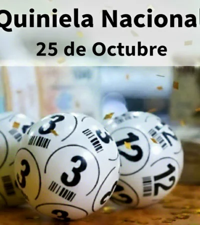 Quiniela Nacional del 25 de octubre