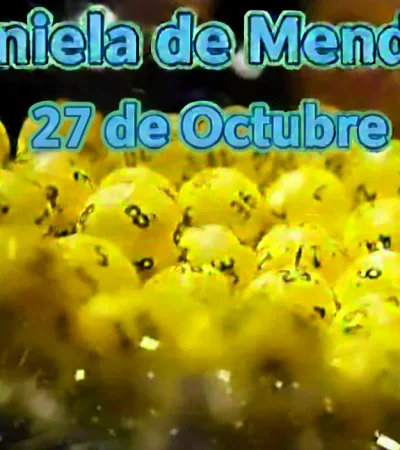 Quiniela de Mendoza del 27 de octubre
