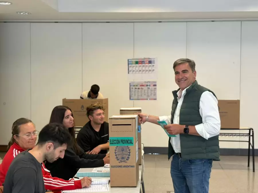 Mario Vadillo destacó la normalidad de la votación en Luján.
