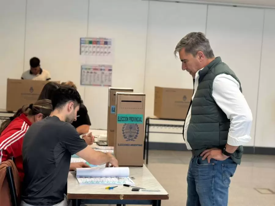 Mario Vadillo destacó la normalidad de la votación en Luján.