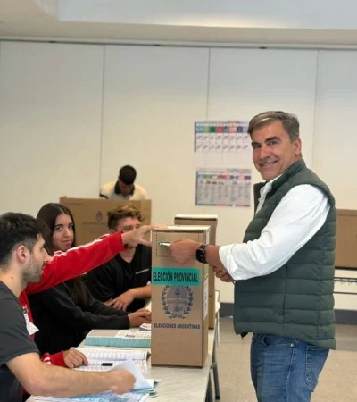 Mario Vadillo destacó la normalidad de la votación en Luján.