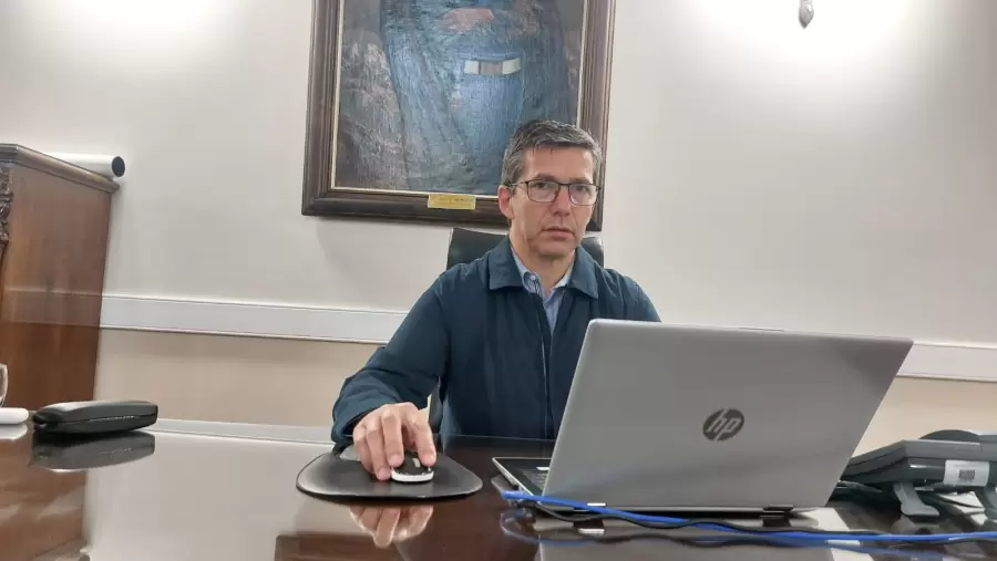 Titular de la Cámara de Diputados y presidente del Comité Provincial de la UCR, Andrés Lombardi.