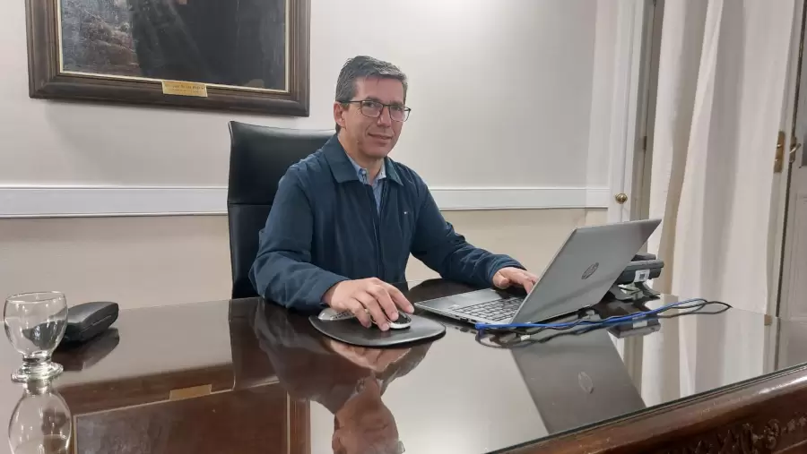 Titular de la Cámara de Diputados y presidente del Comité Provincial de la UCR, Andrés Lombardi.