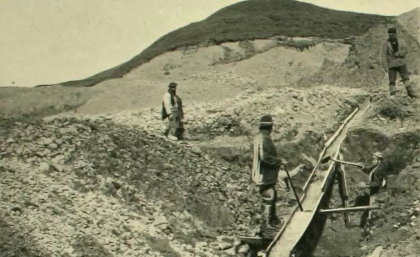 La minería en 1880, el inicio