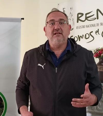 El titular del RENATRE en Mendoza, Guillermo Zone. (Foto: Daniel Gallardo / Ciudadano News.