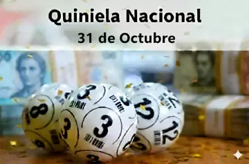 Quiniela Nacional (Ciudad): Todos los resultados de hoy, viernes 31 de octubre de 2025