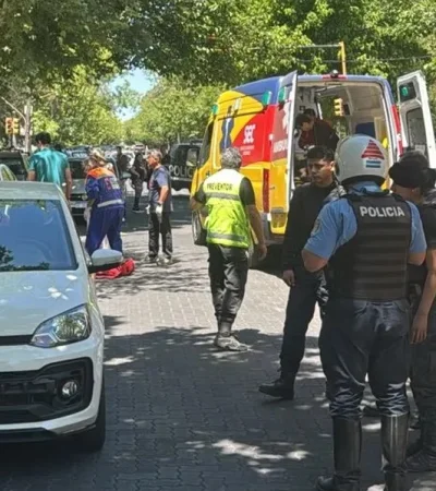 Accidente de tránsito en el parque San Martín/ Fuente: X
