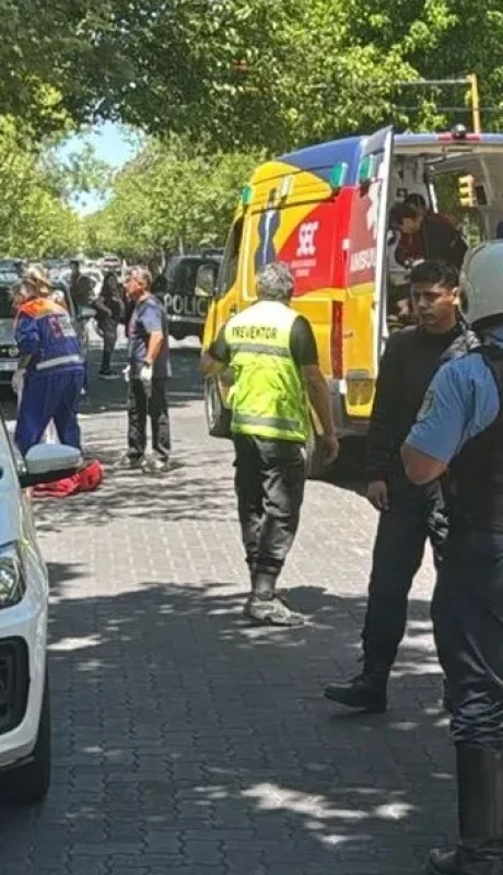Accidente de tránsito en el parque San Martín/ Fuente: X