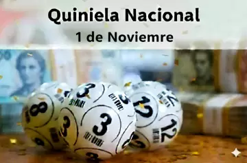 Quiniela Nacional (Ciudad): Todos los resultados de hoy, sábado 1 de noviembre de 2025